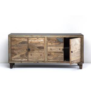 Buffet Duld Range Marron - Bois massif - 180 x 85 x 40 cm