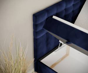 Boxspringbett Sansa Blau - Breite: 180 cm