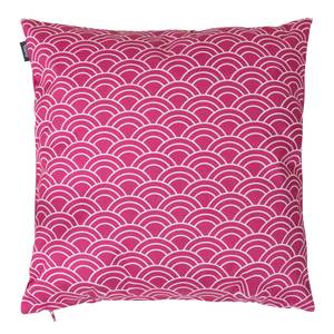Liegestuhl Stripe Outdoor Kissen Pink - Kunststoff - 43 x 11 x 11 cm