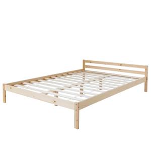 Holzbett Doppelbett 640 Braun - Breite: 146 cm