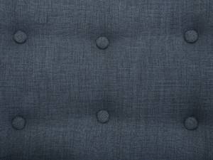 Sessel VEJLE 2-tlg Blau - Marineblau - Eiche Hell - Textil