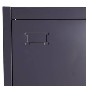 Aktenschrank H17 Grau - Höhe: 140 cm