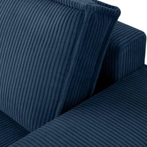 Links Ecksofa NAPI Marineblau - Armlehne beidseitig montierbar - Ecke davorstehend links - Ottomane davorstehend links