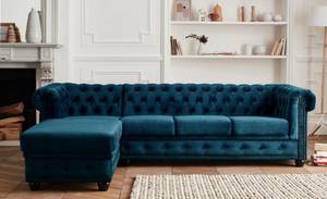 Ecksofa WILLIAM Petrol