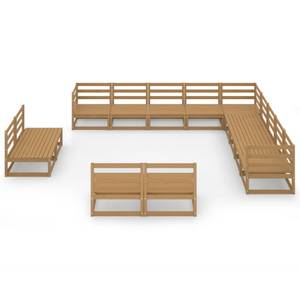 Gartenmöbel-Set Braun - Massivholz - Holzart/Dekor - 70 x 67 x 70 cm