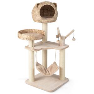 Katzenbaum PV10069NA Beige - Holzwerkstoff - 50 x 121 x 50 cm