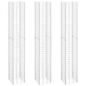 Gabionen-Hochbeet (3er Set) 3011884 Höhe: 200 cm