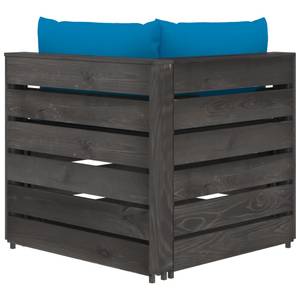 Gartensofa Blau - Massivholz - Holzart/Dekor - 70 x 66 x 69 cm