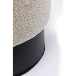 Tabouret Cherry II Beige - Textile - 37 x 44 x 37 cm