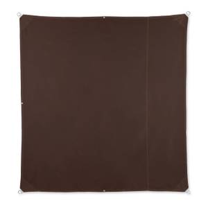 Voile d'ombrage carrée marron 200 x 200 cm
