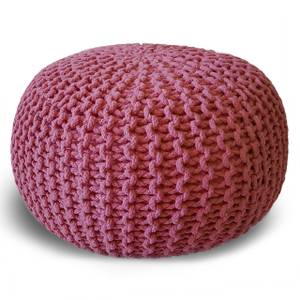 Pouf Sitzpouf Bodenkissen Puff Hocker Pink