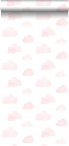 Tapete gestempelte Wolken 7233 Pink