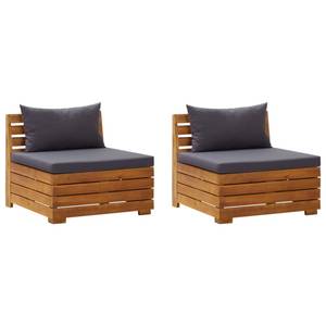 Gartensofa (2er Set) 3001853-7 Grau