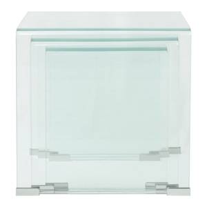 Nesting-Tisch(3er Set) 244190 Glas - 42 x 42 x 42 cm