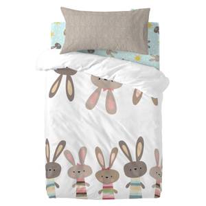 Rabbit family Bettbezug-set 145 x 115 cm