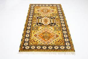 Orientteppich - 164x97cm Gold - Naturfaser - 97 x 1 x 164 cm