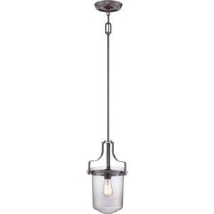 Penn Lampe lanterne suspendue Marron - Métal - 26 x 44 x 26 cm