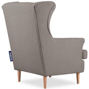 Ohrensessel STRALIS mit Sitzhocker Beige