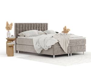 Boxspringbett Sorrento Taupe - Breite: 160 cm