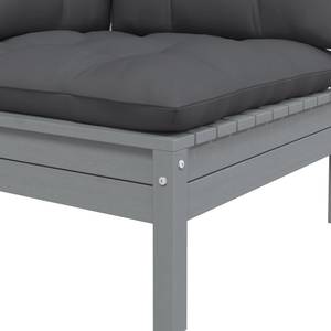 Gartensofa (2er Set) 3012138-15 Grau