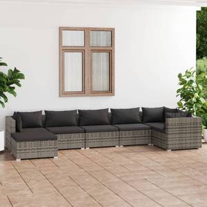 Garten-Lounge-Set (7-teilig) 3013633-15 Anthrazit - Grau