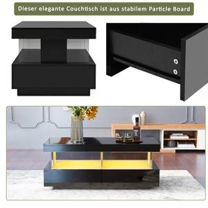 LED Couchtisch Ourea Ⅱ Schwarz