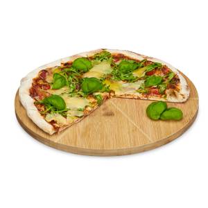 Assiette à pizza bambou assiette Marron - Bambou - 33 x 2 x 33 cm