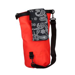 Ocean Pack 5L wasserdicht Schwarz - Rot