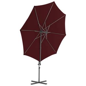 Parasol en porte-à-faux Rouge