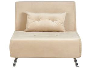 Canapé convertible FARRIS Beige - Argenté