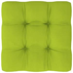 Coussin de palette (lot de 2) 3005164-1 Vert - Textile - 50 x 12 x 50 cm