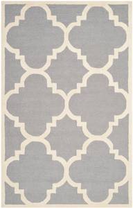 Wollteppich Clark Beige - Grau - Textil - 150 x 1 x 245 cm