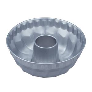 Gugelhupfform D: 25 cm Silber - Metall - 26 x 10 x 26 cm