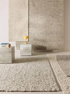 Tapis de laine Patch Blanc - 120 x 1 x 170 cm