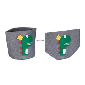 Panier de rangement pour enfants Gris - Vert - Jaune