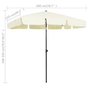 Parasol de plage 3007202 Jaune