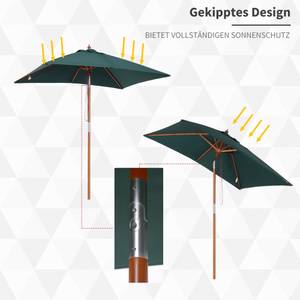 Sonnenschirm 84D-017GN Massivholz