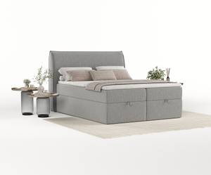 Boxspringbett Mensa Grau - Breite: 180 cm