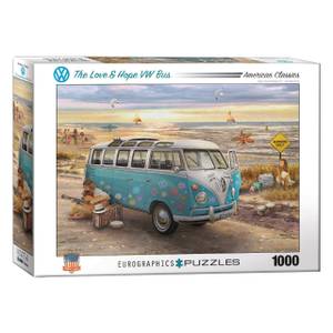 Puzzle Der Love  Hope VW Bus Papier - 26 x 6 x 36 cm