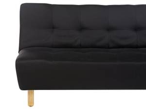 3-Sitzer Sofa ALSTEN Schwarz - Eiche Hell