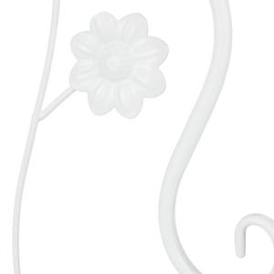 Blumenregal Metall Weiß - Metall - 31 x 83 x 31 cm