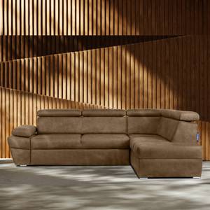 Ecksofa RATLO rechts Textil - Holz teilmassiv - 270 x 110 x 190 cm