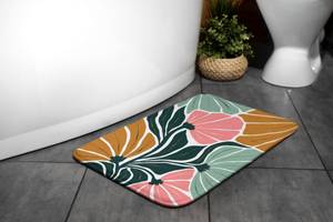 Badteppich Geometrische Blumen 75 x 45 x 75 cm