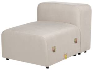 Canapé 3 places avec ottoman FALSTERBO Beige - Textile