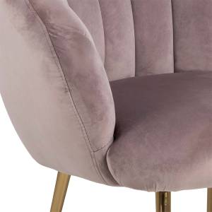 Fauteuil Daniella Rose vieilli