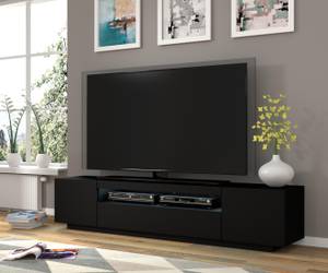 Meuble tv AURA RTV200 3D Noir