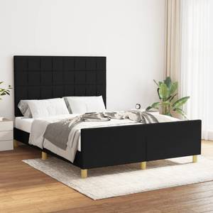 Bettgestell-K-13058 Schwarz - Holzwerkstoff - 146 x 118 x 203 cm