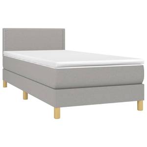 Boxspringbett 3017288-5 Hellgrau - 80 x 203 cm