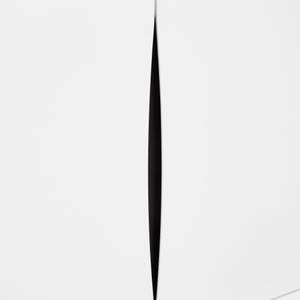 Buffet haut Lyon Blanc/Noir Noir - Blanc - Bois manufacturé - 100 x 140 x 40 cm