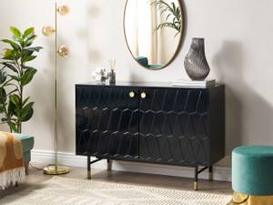 Sideboard ADANTE Schwarz - Gold